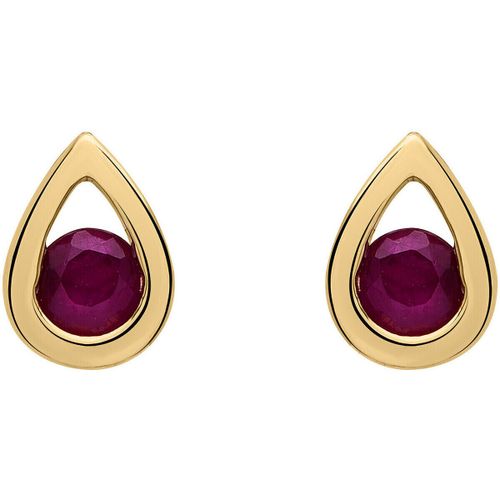 Boucles oreilles Boucles d'oreilles gouttes or jaune rubis - Brillaxis - Modalova