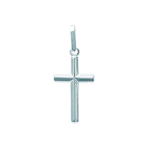 Pendentifs Pendentif Croix Chrétienne argent rhodié - Brillaxis - Modalova