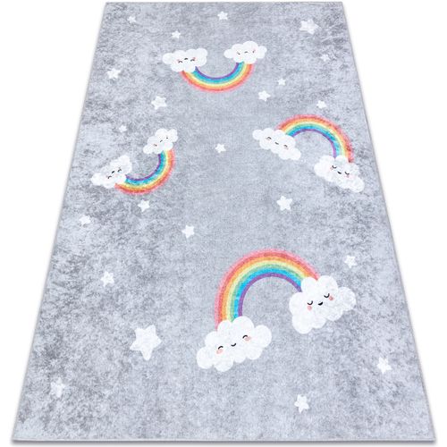 Tapis Tapis lavable JUNIOR 52063.801 Arc-en-ciel, nuages 200x290 cm - Rugsx - Modalova