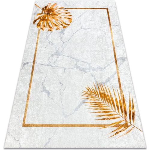 Tapis Tapis lavable MIRO 51518.806 Feuilles, cadre antid 140x190 cm - Rugsx - Modalova