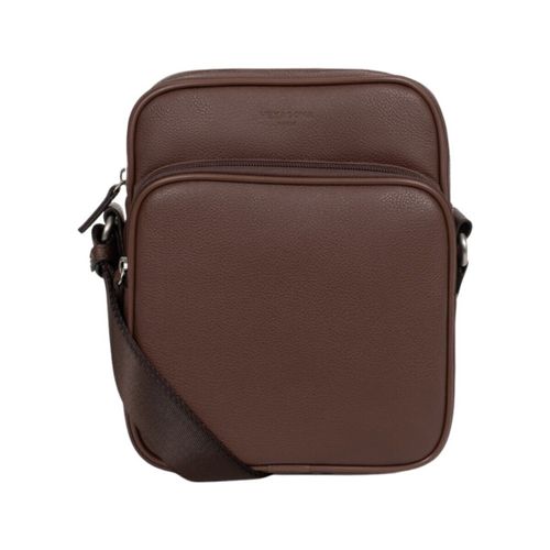 Pochette Sacoche Ref 61720 Chocolat 23*20*9.5 cm - Hexagona - Modalova