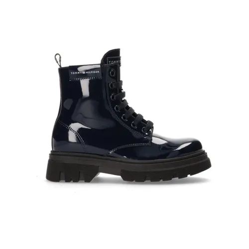 Boots Lace Up Bootie Blue - Tommy Hilfiger - Modalova