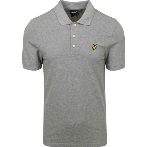 T-shirt Polo Gris Plain - Lyle & Scott - Modalova