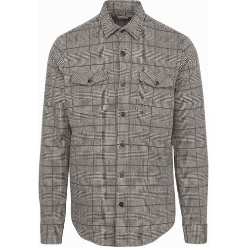 Sweat-shirt Surchemise imprimée marron - Blue Industry - Modalova