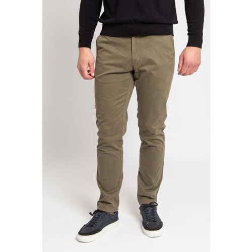 Pantalon Chino Plato Vert Olive - Suitable - Modalova
