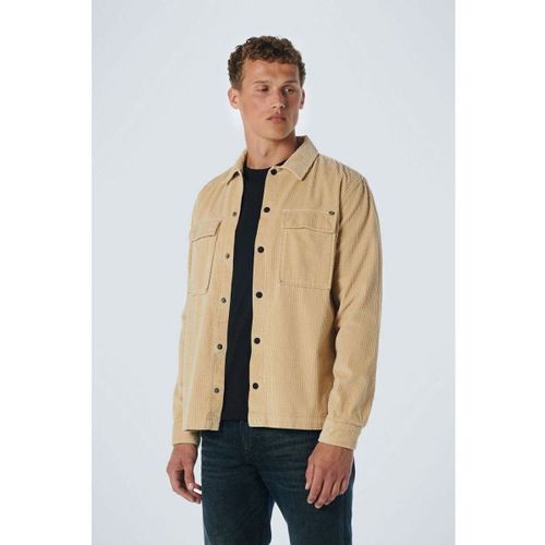 Sweat-shirt Surchemise En Velours Côtelé Beige - No Excess - Modalova