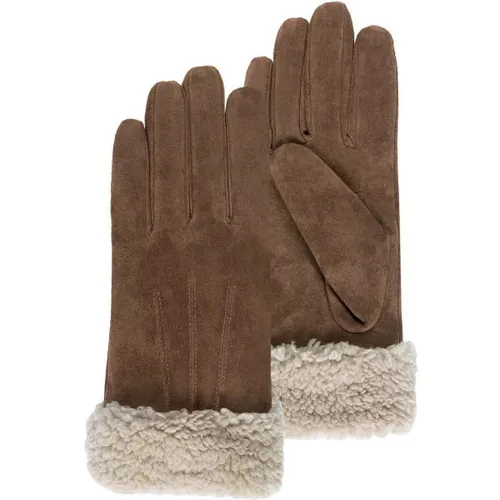 Gants Gants en cuir, doublés imitation fourrure, élégants - Isotoner - Modalova