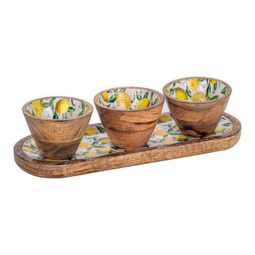 Statuettes et figurines Bols Citrons Plateau - Signes Grimalt - Modalova