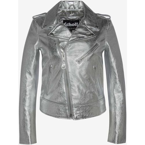 Veste Schott LCW1601D SILVER - Schott - Modalova