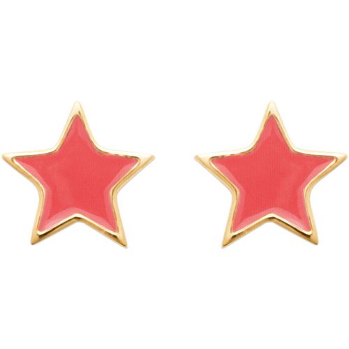 Boucles oreilles Boucles d'oreilles étoiles roses - Brillaxis - Modalova