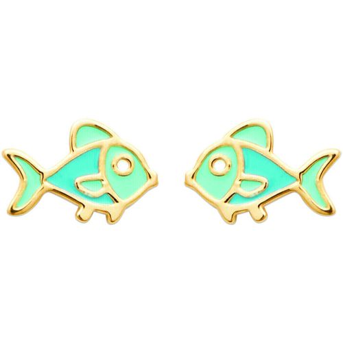 Boucles oreilles Boucles d'oreilles poissons bleus - Brillaxis - Modalova