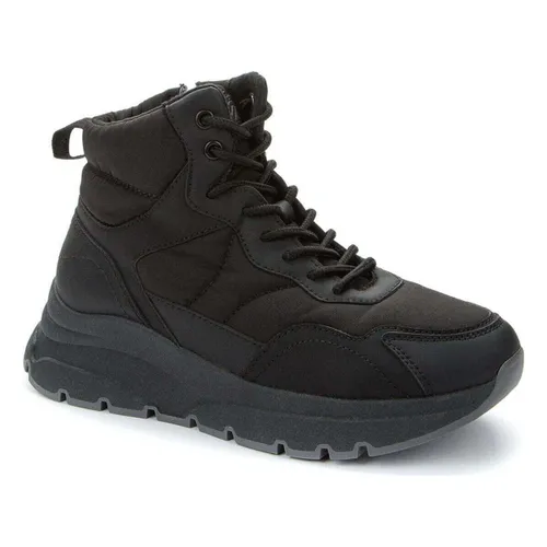 Bottines black casual closed warm boots - Crosby - Modalova
