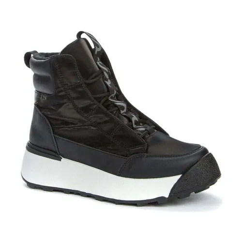 Bottines black casual closed warm boots - Crosby - Modalova