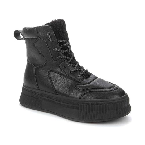Bottines Women's Black Warm Lined Winter Boots - Keddo - Modalova
