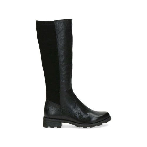 Bottines black comb casual closed boots - Caprice - Modalova