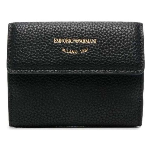 Portefeuille nero casual wallet - Emporio Armani - Modalova