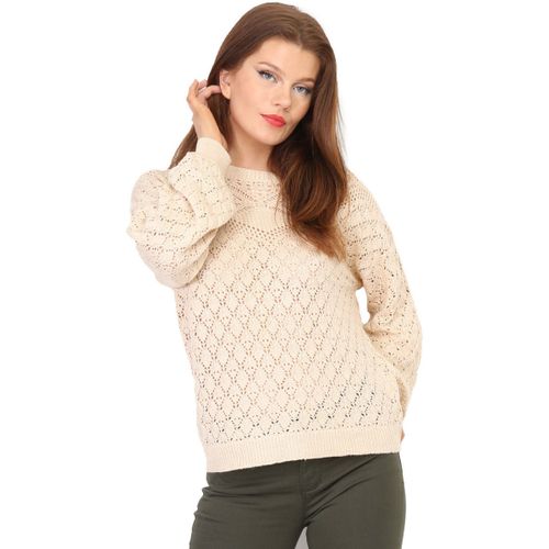 Pull Pulls - Beige - La Modeuse - Modalova