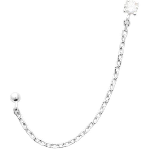 Boucles oreilles Boucle d'oreille individuelle argent rhod - Brillaxis - Modalova