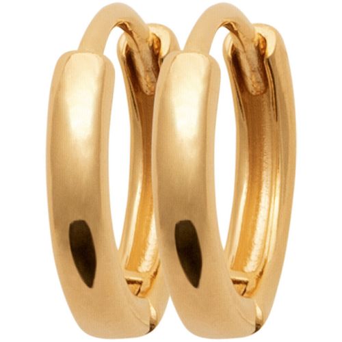 Boucles oreilles Créoles fil bombé plat 2mm 12 mm diamètre - Brillaxis - Modalova