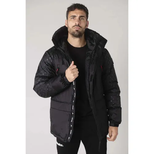 Blouson ALASKA2 BLACK PRINT - Helvetica - Modalova