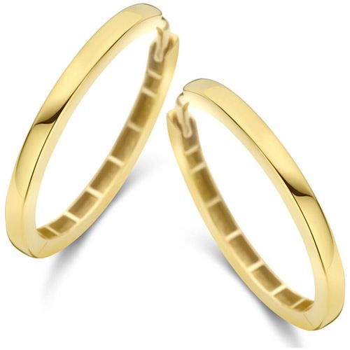 Boucles oreilles Boucles d'oreilles créoles or jaune 18 carats 18 mm - Brillaxis - Modalova