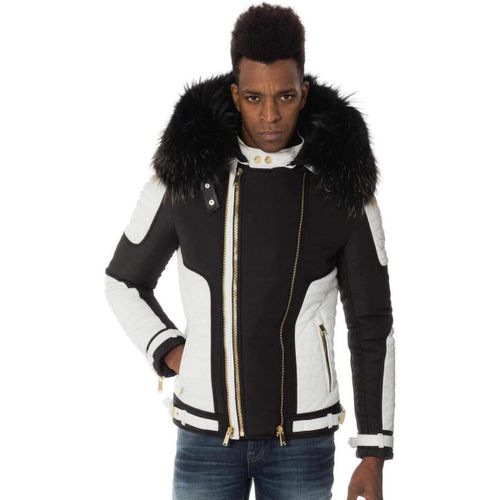 Doudounes MARTINEZ NOIR BLANC ZIP GOLD COL OR - Horspist - Modalova