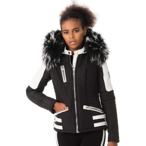 Doudounes NOUNOU NOIR BLANC COL SILVER - Horspist - Modalova