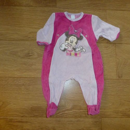Ensembles de pyjama Pyjama rose en velours Minnie - 6 mois - Disney - Modalova