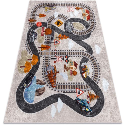 Tapis Tapis lavable JUNIOR 51986.803 Voies ferrées, loc 200x290 cm - Rugsx - Modalova