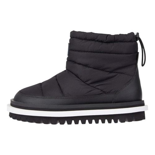 Bottines Women's Black Padded Flat Ankle Boots - Tommy Jeans - Modalova