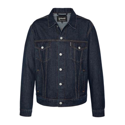 Veste Blouson Ref 61885 Bleu - Schott - Modalova