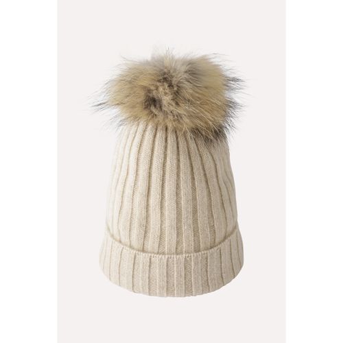 Bonnet Bonnet 100% pur cachemire AICA - Beige - Chikooparis - Modalova