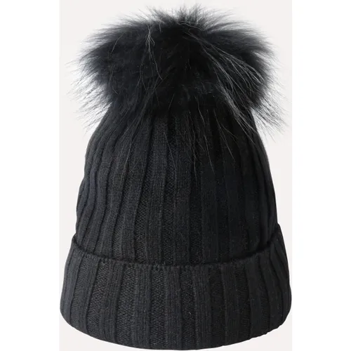 Bonnet Bonnet 100% pur cachemire AICA - Noir - Chikooparis - Modalova