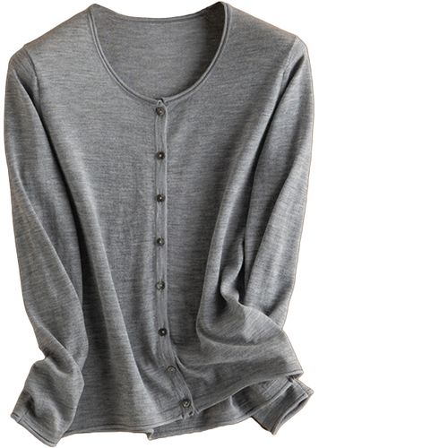 Gilet Gilet 100% pur cachemire - Gris - Chikooparis - Modalova