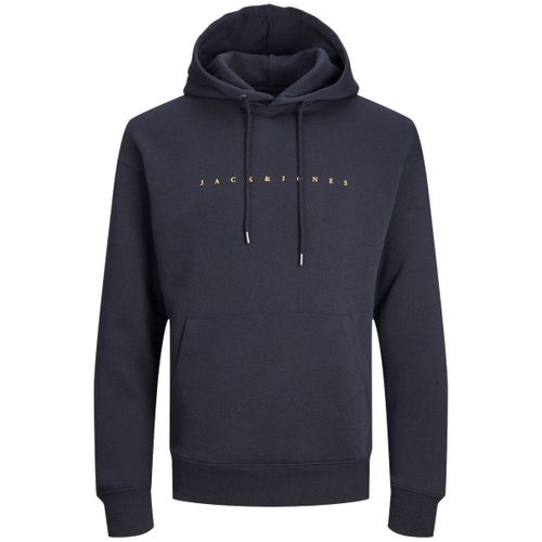 Sweatshirts à capuche 12243527 STAR JJ SWEAT HOOD-DARK NAVY - Jack & Jones - Modalova