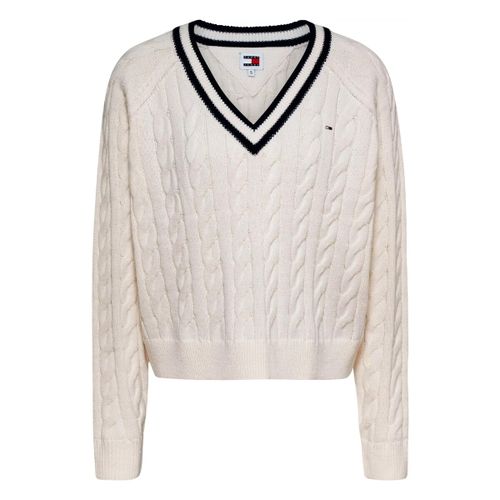Sweatshirts Pull Ref 62084 YBH Blanc - Tommy Jeans - Modalova
