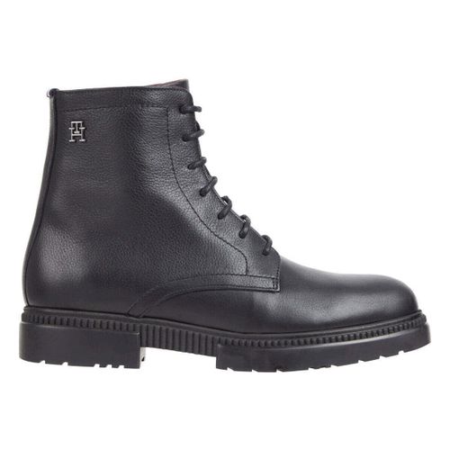 Boots Men's Black Warm Lined Cleated Ankle Boots - Tommy Hilfiger - Modalova