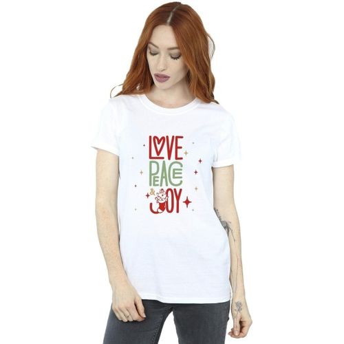 T-shirt The Aristocats Love Peace Joy - Disney - Modalova