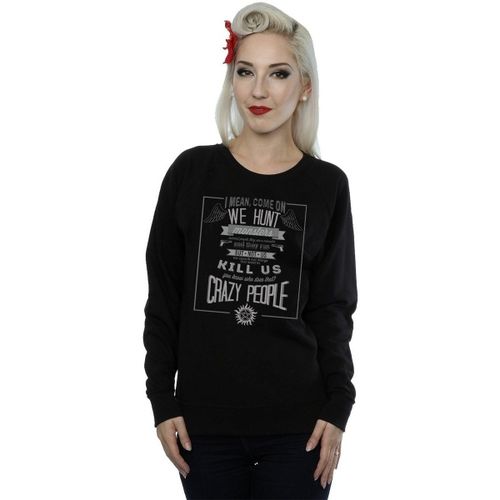 Sweat-shirt Crazy People - Supernatural - Modalova