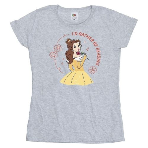 T-shirt Beauty And The Beast I'd Rather Be Reading - Disney - Modalova