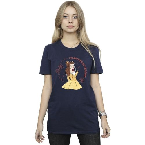 T-shirt Beauty And The Beast I'd Rather Be Reading - Disney - Modalova