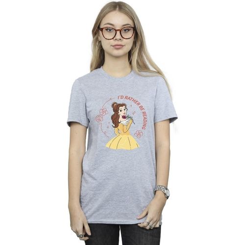 T-shirt Beauty And The Beast I'd Rather Be Reading - Disney - Modalova