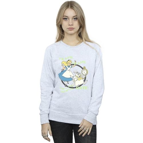 Sweat-shirt Alice In Wonderland I'm Late - Disney - Modalova