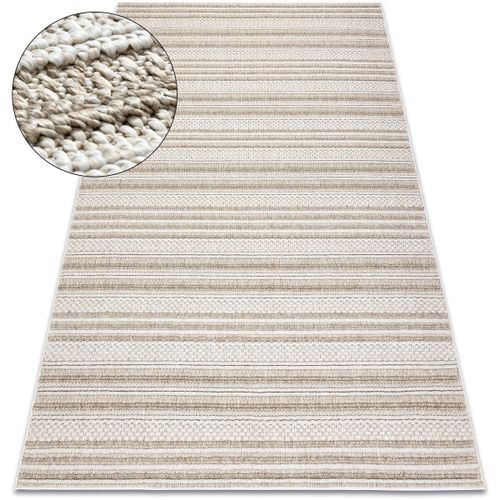 Tapis Tapis JERSEY 19233 beige - Lignes, structurelles, 80x150 cm - Rugsx - Modalova