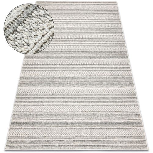 Tapis Tapis JERSEY 19233 gris - Lignes, structurelles, 80x150 cm - Rugsx - Modalova