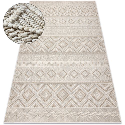 Tapis Tapis JERSEY 19234 beige - Losangos, structurelles 60x100 cm - Rugsx - Modalova