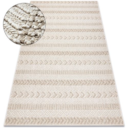 Tapis Tapis JERSEY 19243 beige - Chevron, structurelles, 160x220 cm - Rugsx - Modalova