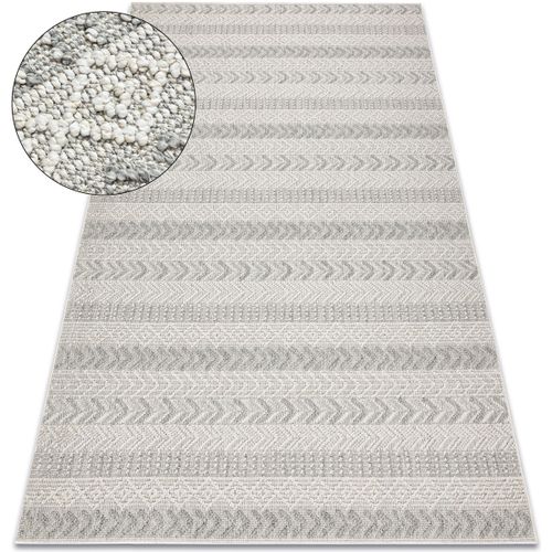 Tapis Tapis JERSEY 19243 gris - Chevron, structurelles, 80x150 cm - Rugsx - Modalova