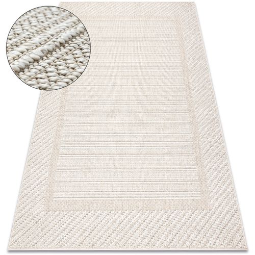 Tapis Tapis JERSEY 19261 beige - Cadre, structurelles, 140x190 cm - Rugsx - Modalova