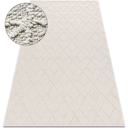 Tapis Tapis JERSEY 19231 crème - géométrique structur 140x190 cm - Rugsx - Modalova